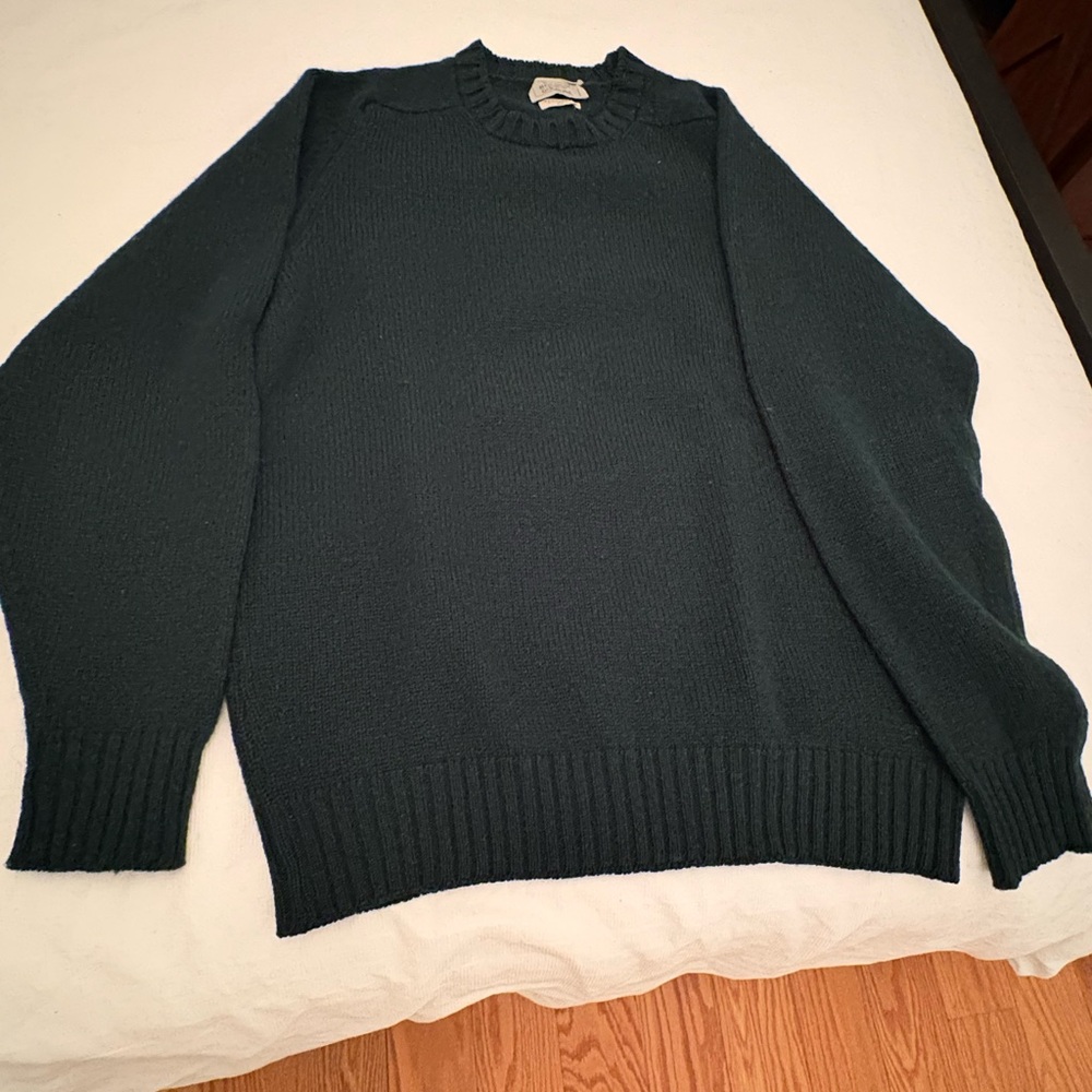 Vintage Bergdorf Goodman Men’s Shetland Wool Sweater